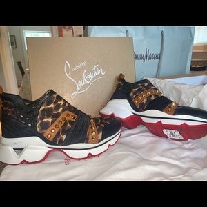 Christian Louboutin Leopard Sneakers